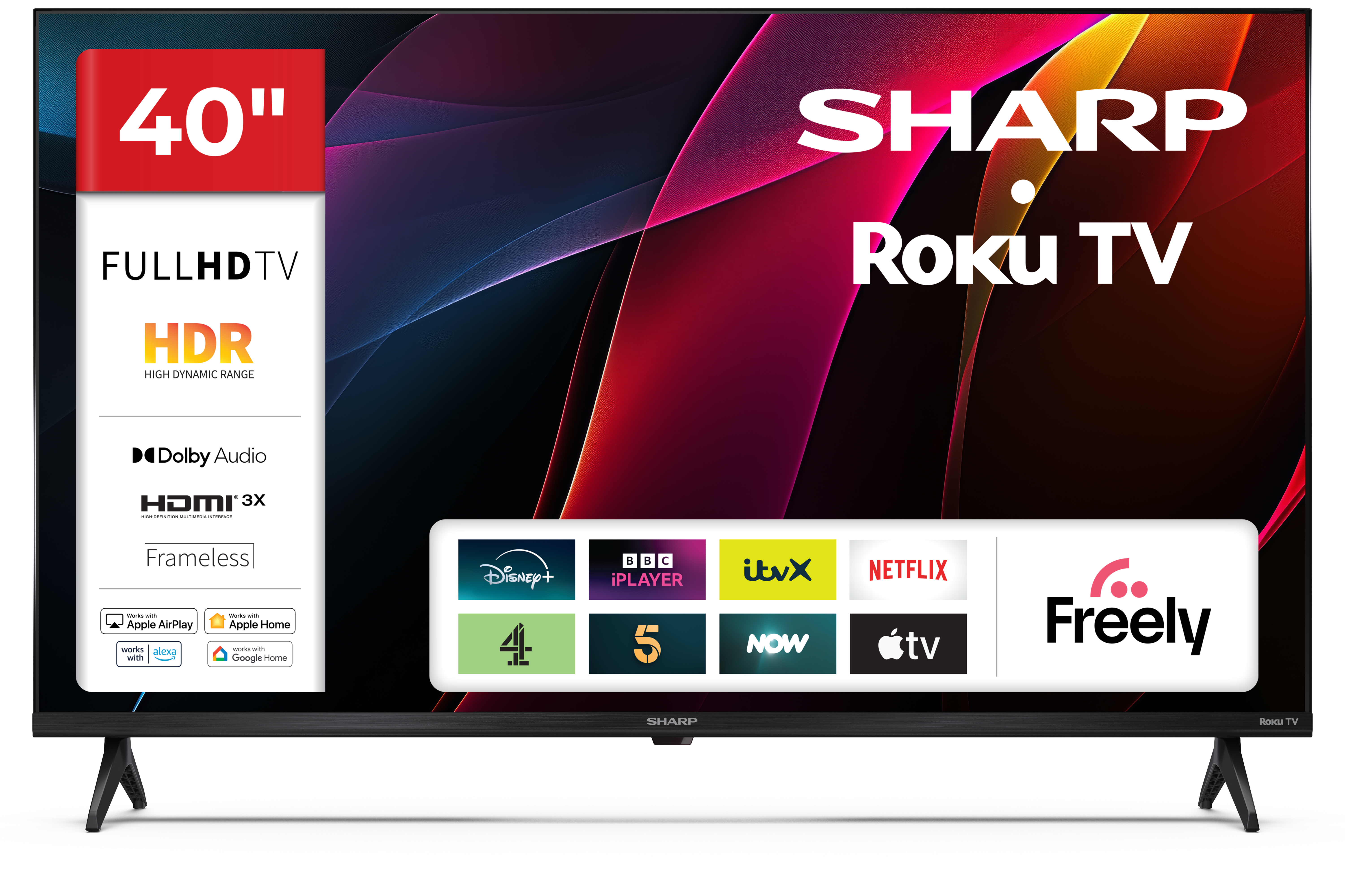 Sharp HD2225K 40" — vue 1 sur 8