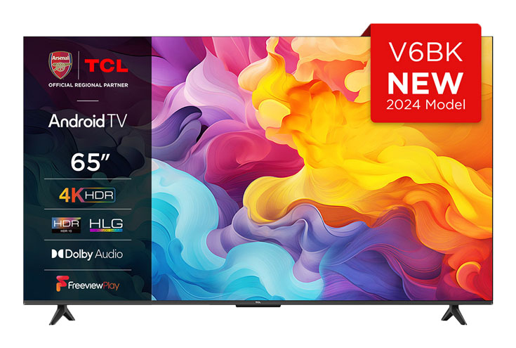 TCL V6B 65V6B 165.1 cm (65") 4K Ultra HD Smart TV Wi-Fi Titanium 270 cd/m² – image 3