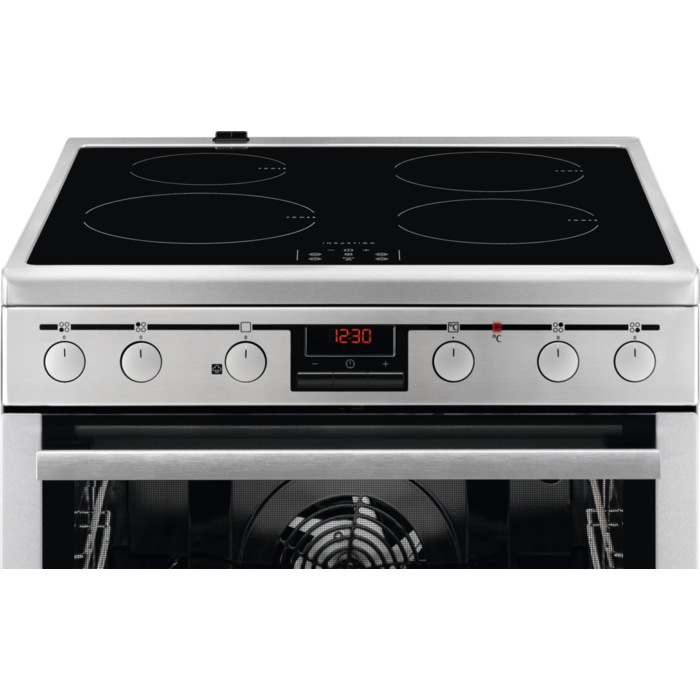 AEG CIB6643ABM Freestanding cooker Electric Zone induction hob Stainless steel – image 3
