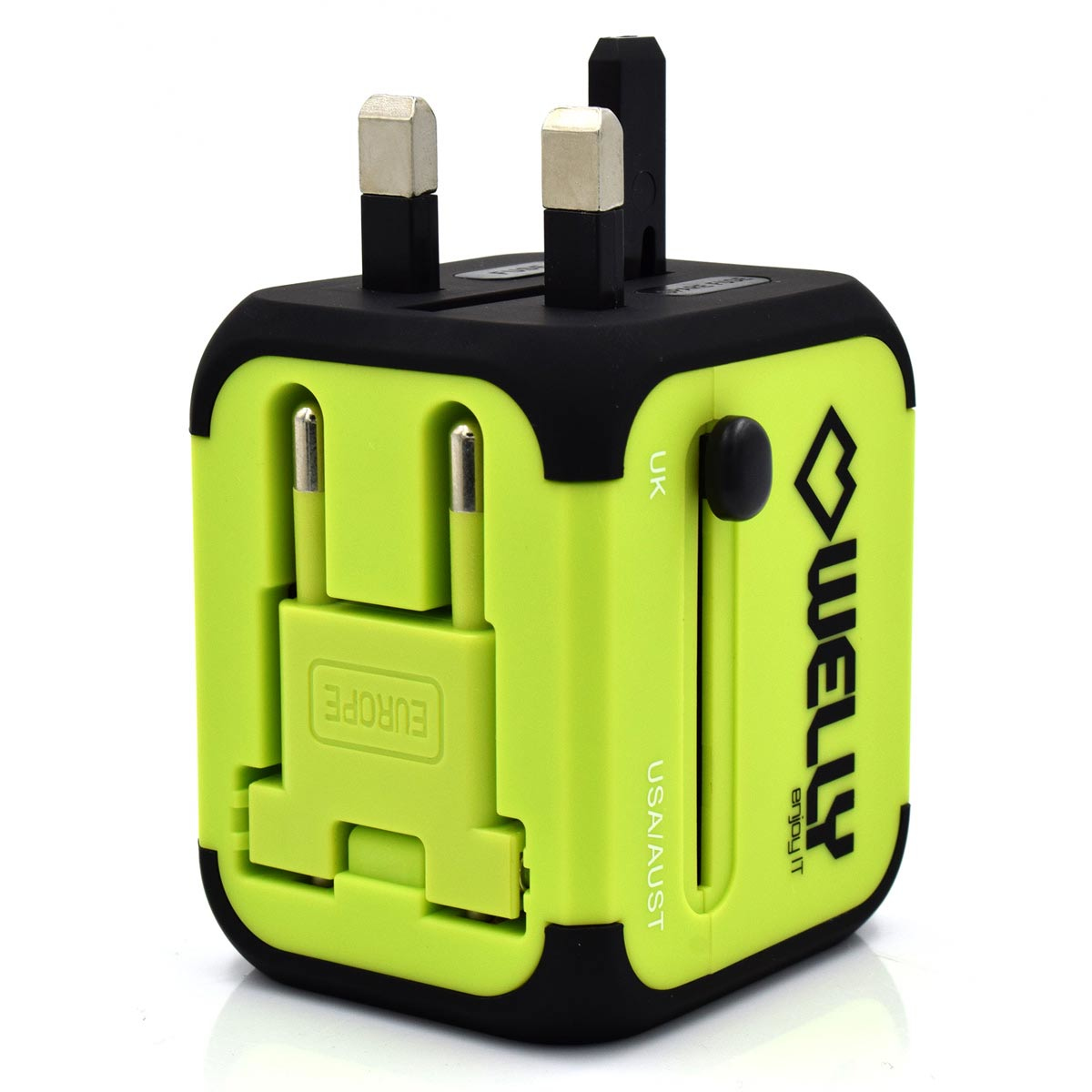 Welly Enjoy IT WY13102 mobile device charger Digital camera, MP3, Smartphone, Tablet Black, Green AC Auto, Indoor – image 8