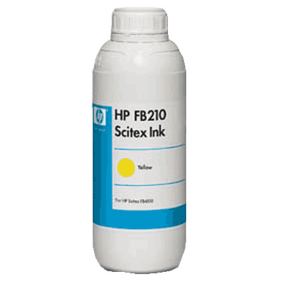 HP FB240 3-liter Yellow Scitex Ink