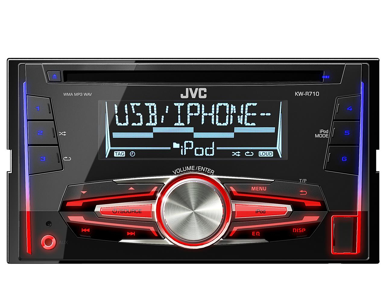 JVC KW-R710E car media receiver Black – image 4