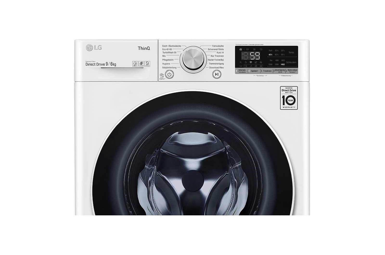 LG V5WD96TW0 washer dryer Freestanding Front-load White – image 4