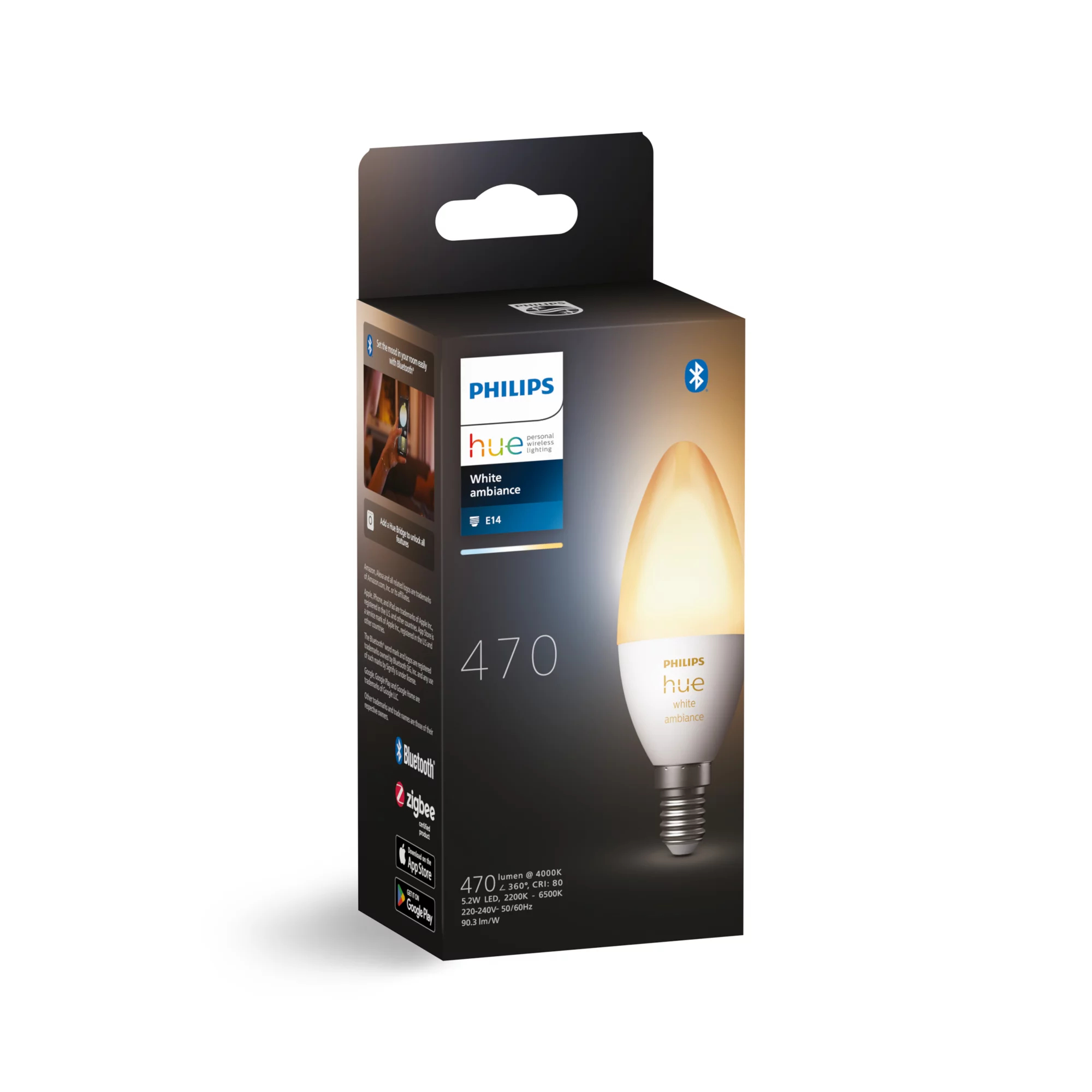 Philips by Signify Philips Hue White ambience 8720169237698 smart lighting Smart bulb socket Bluetooth/Zigbee – image 3