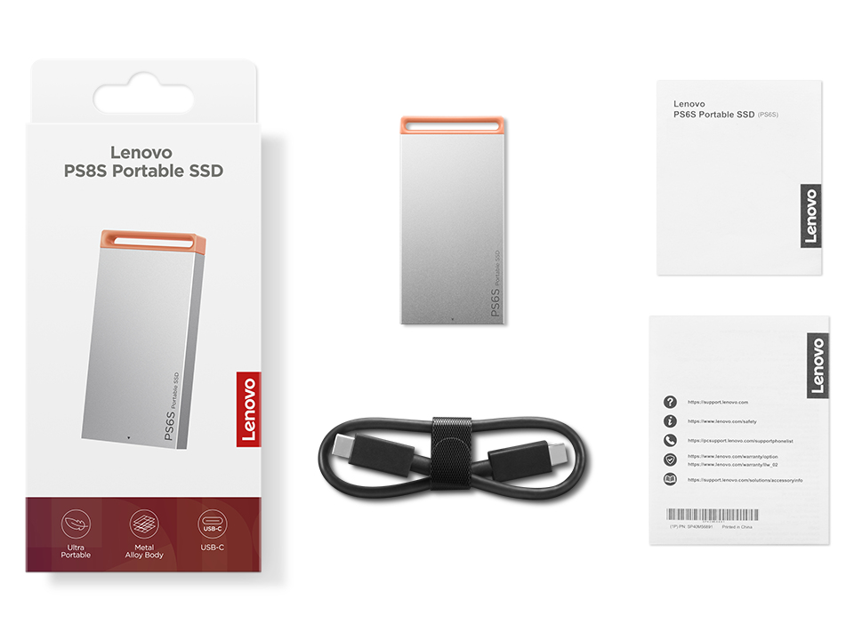 Lenovo 4XB1T88410 external solid state drive 1 TB USB Type-C 3.2 Gen 2 (3.1 Gen 2) Grey image 7