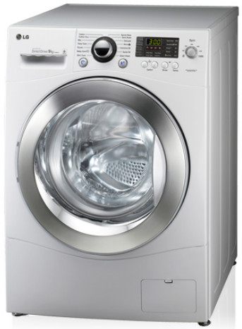 LG F86400WHR washer dryer Freestanding Front-load White