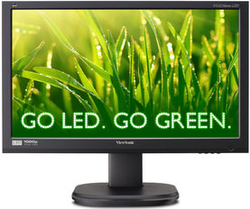 Viewsonic LED LCD VG2436wm-LED computer monitor – image 2