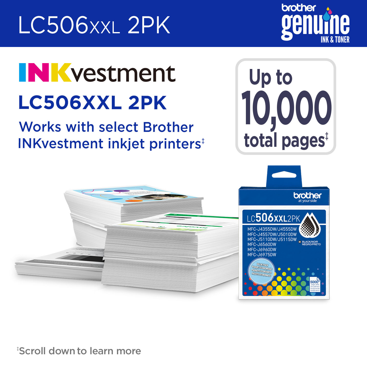 Brother LC506XXL2PKS ink cartridge 2 pc(s) Original Extra (Super) High Yield Black – image 2
