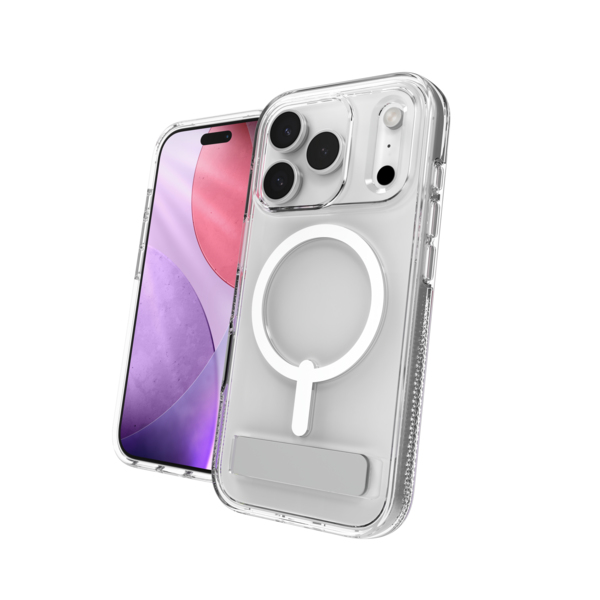 ZAGG Crystal Palace Snap Kickstand (Button Cover) Case For Apple iPhone 17 Pro