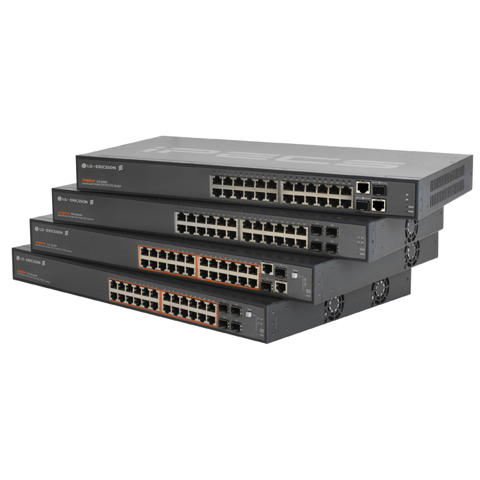 LG ES-2026P network switch Managed L2 Power over Ethernet (PoE) Black – image 2