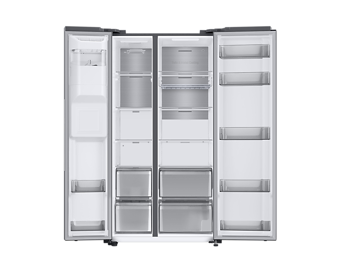 Samsung RS68A8842S9 side-by-side refrigerator Freestanding – image 4