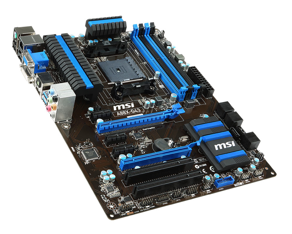 MSI A88X-G43 motherboard AMD A88X Socket FM2+ ATX – image 2