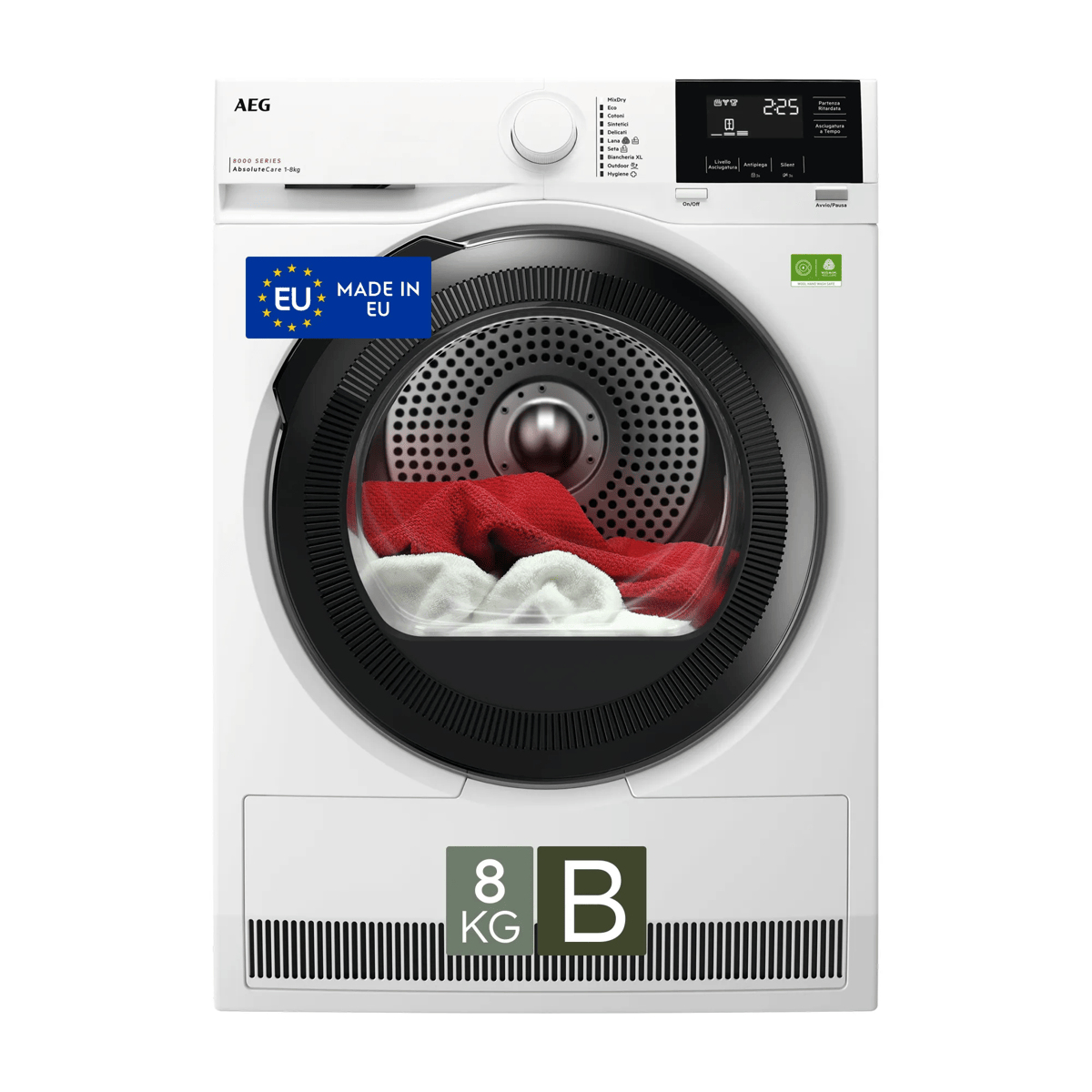 AEG Series 8000 TR8HG8B tumble dryer Freestanding Front-load – image 1