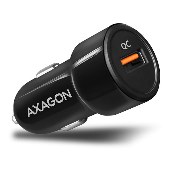 Axagon PWC-QC mobile device charger Smartphone, Tablet Black Cigar lighter Fast charging Auto – image 1