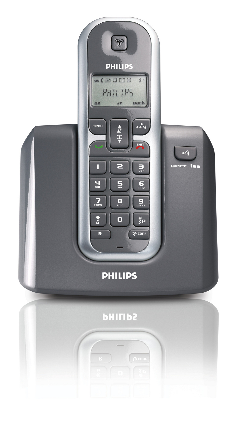 Philips DECT1221S/19 telephone DECT telephone Caller ID Grey – image 1