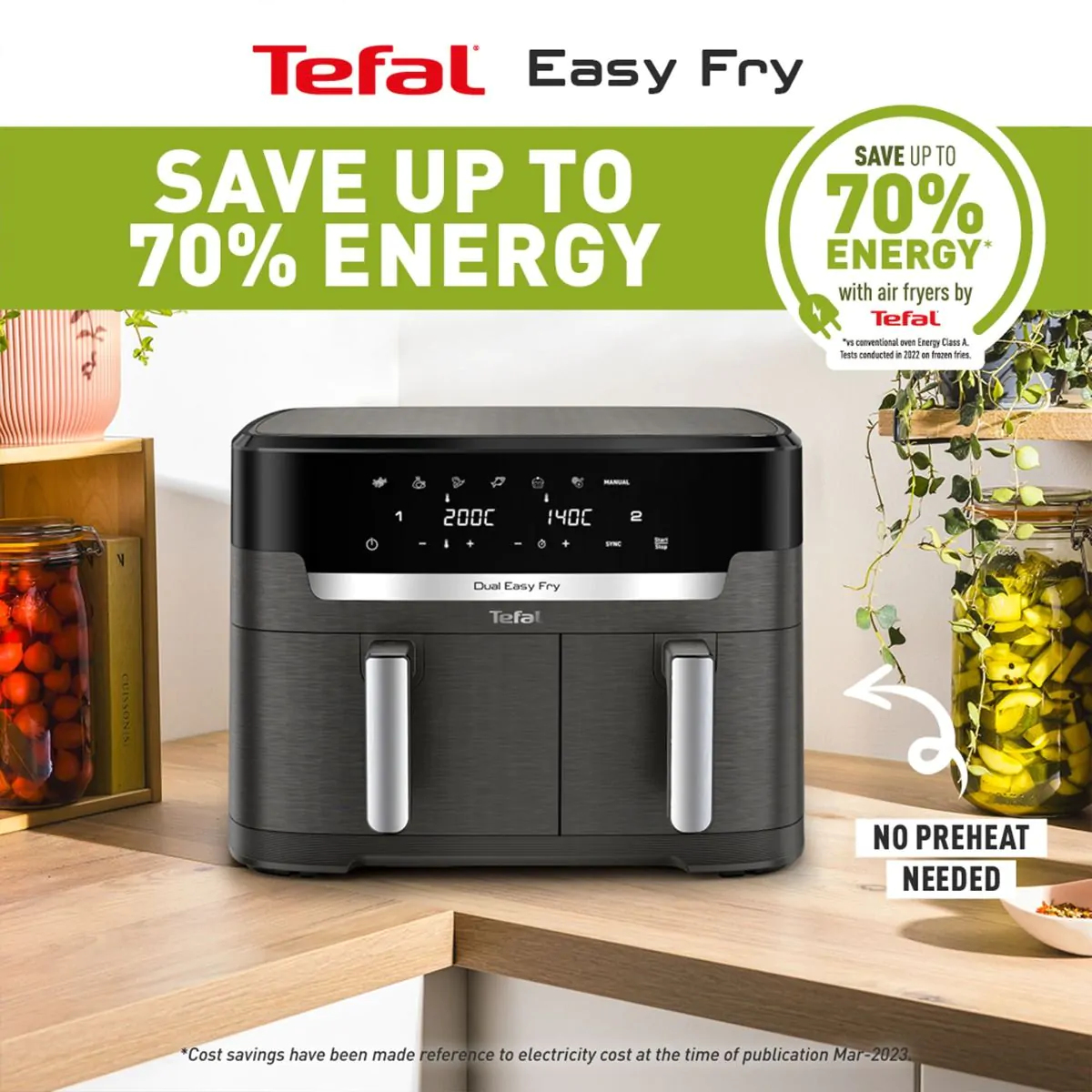 Tefal Easy Fry Dual XXL EY942HG0 Double – image 5