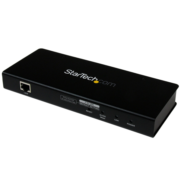 StarTech.com 1 Port USB PS/2 Server Remote Control IP KVM Switch with Virtual Media