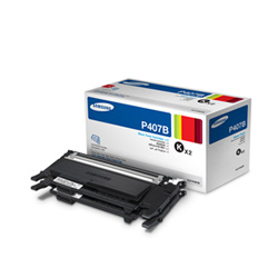 Samsung CLT-P407B toner cartridge 2 pc(s) Original Black