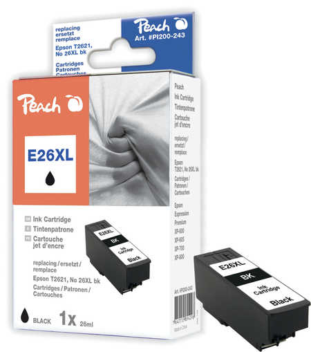 Peach 316573 ink cartridge 1 pc(s) Black
