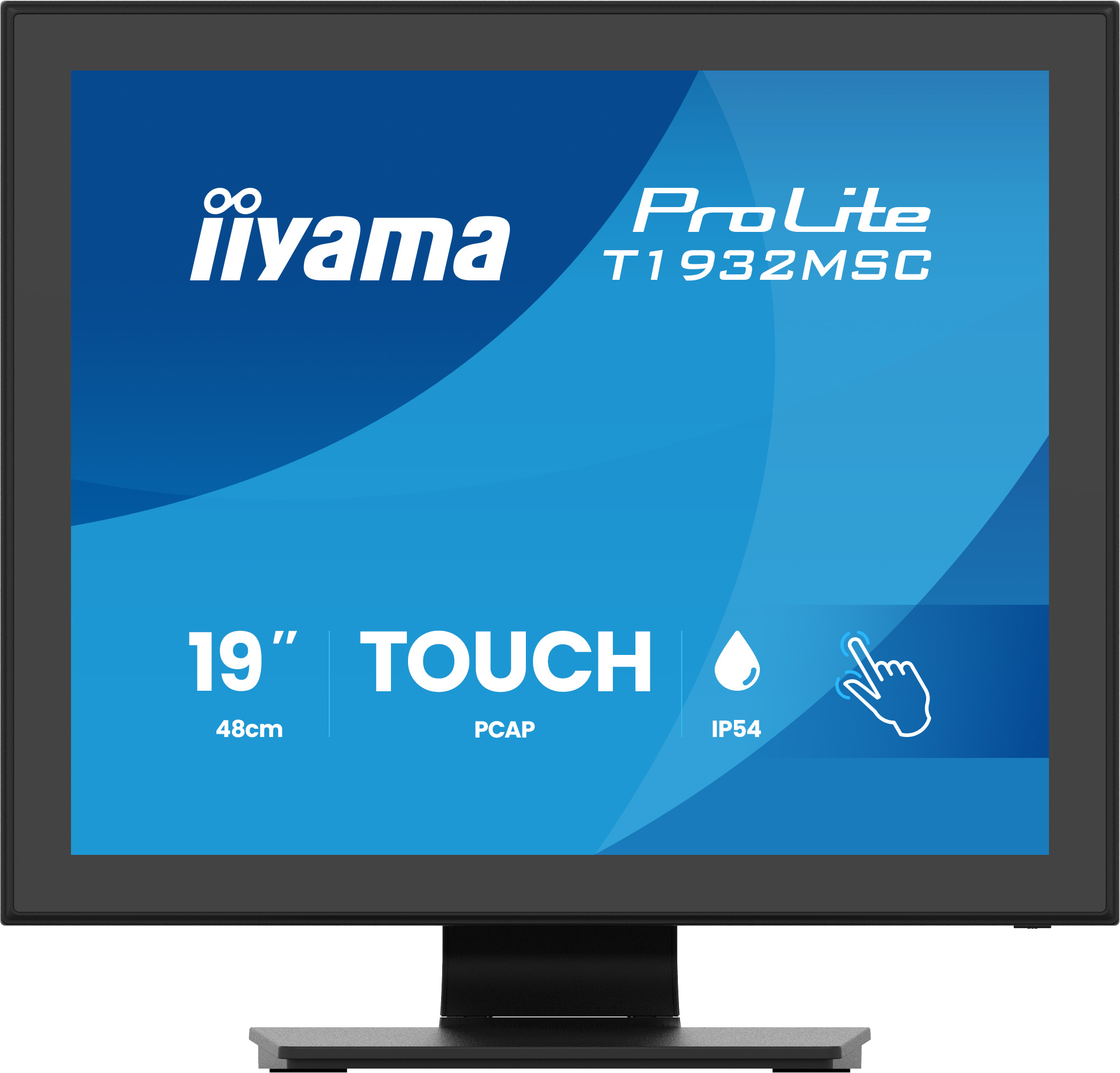 iiyama ProLite T1932MSC-B2S écran plat de PC 48,3 cm (19") 1280 x 1024 pixels SXGA LED Écran tactile Noir