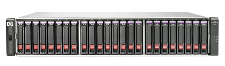 HP StorageWorks P2000 G3 FC/iSCSI w/24 300GB 6G SAS 10K SFF DP 7.2K 7.2TB Bundle