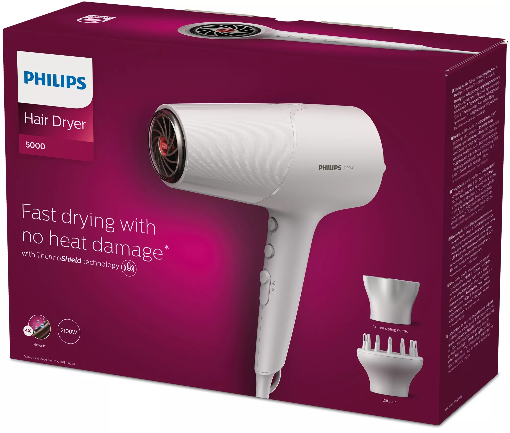 Philips 5000 series BHD500/20 Hair Dryer – image 2