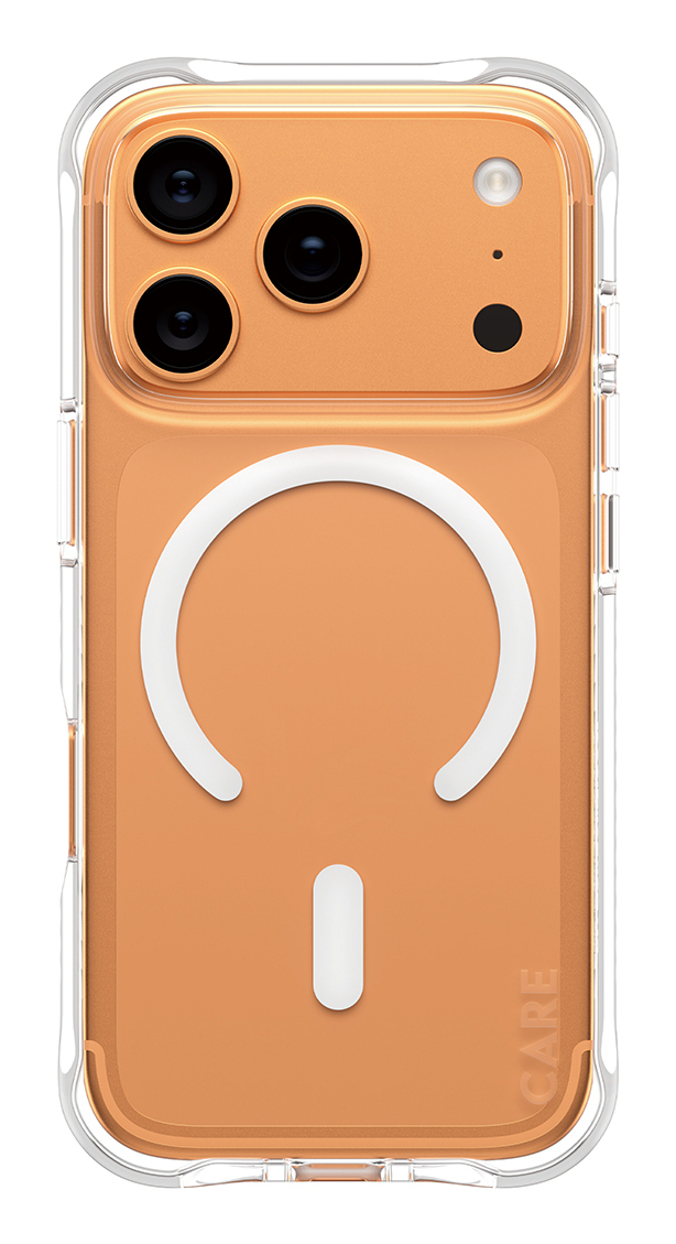 PanzerGlass CARE by PanzerGlass® Fashionable Cover Samba Trasparente con MagSafe Bianco iPhone 17 Pro