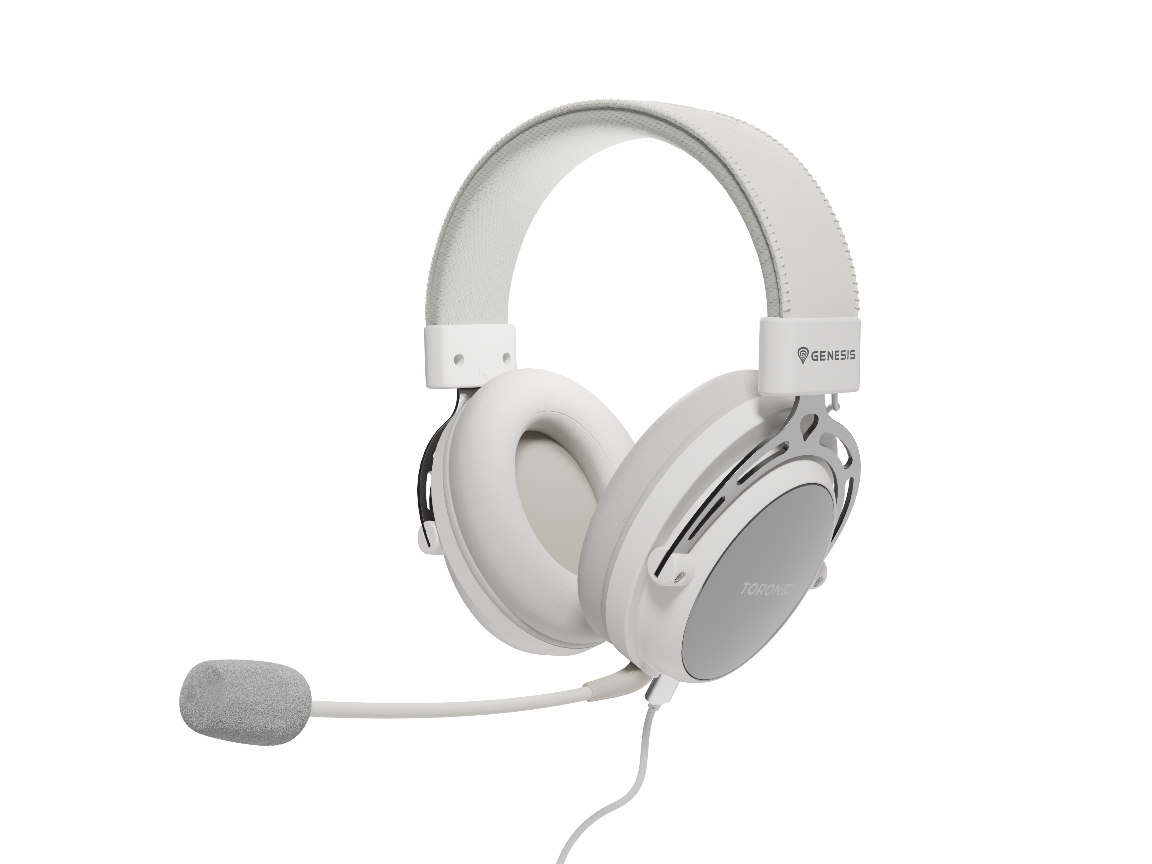GENESIS Toron 301 Auricolare Cablato A Padiglione Gaming Bianco