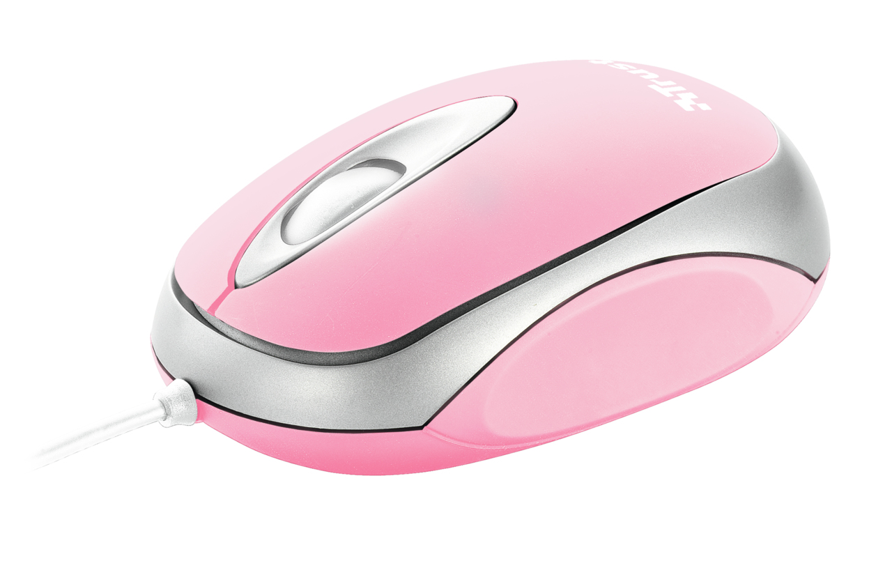 Trust Mini Travel Mouse - Pink