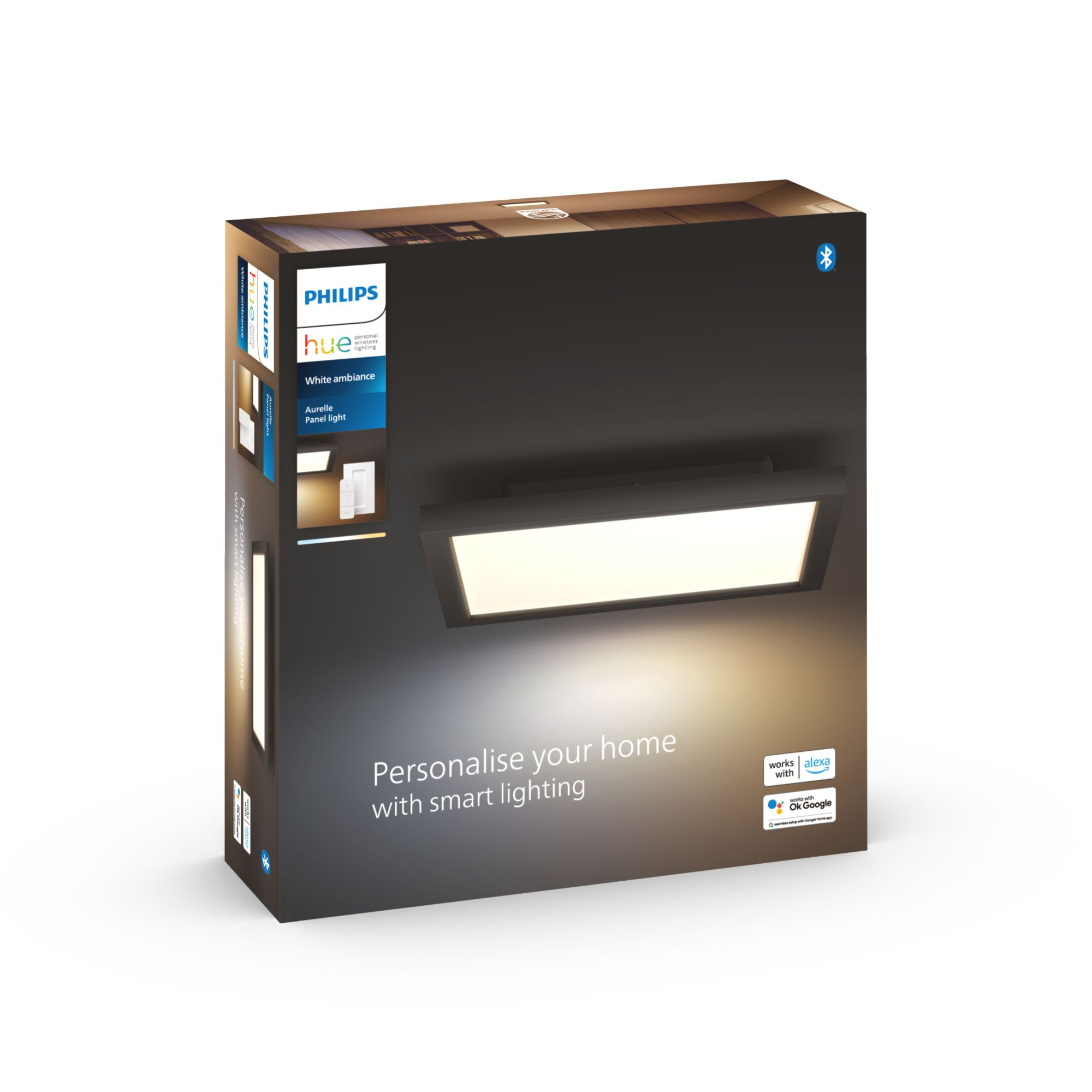 Philips by Signify Philips Hue White ambience Aurelle Square Panel – image 3
