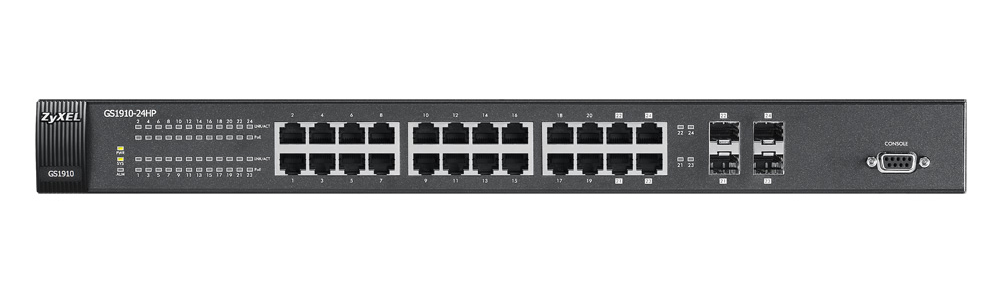 Zyxel GS1910-24HP Managed L2 Power over Ethernet (PoE) Black – image 2