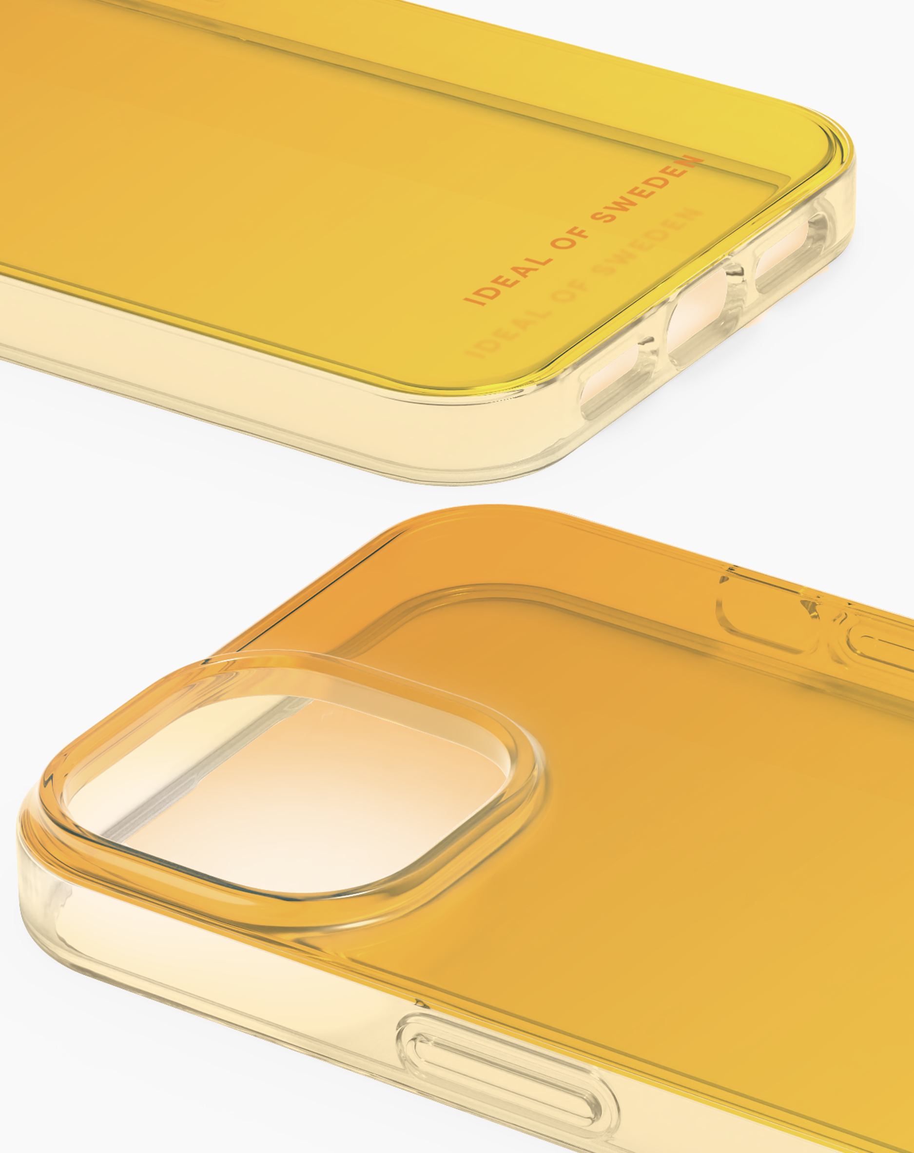 iDeal of Sweden Clear Case iPhone 13 / 14 Orange Spritz – image 3