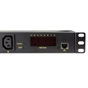 LogiLink PDU8P01 power distribution unit (PDU) 8 AC outlet(s) 1U Black – image 3