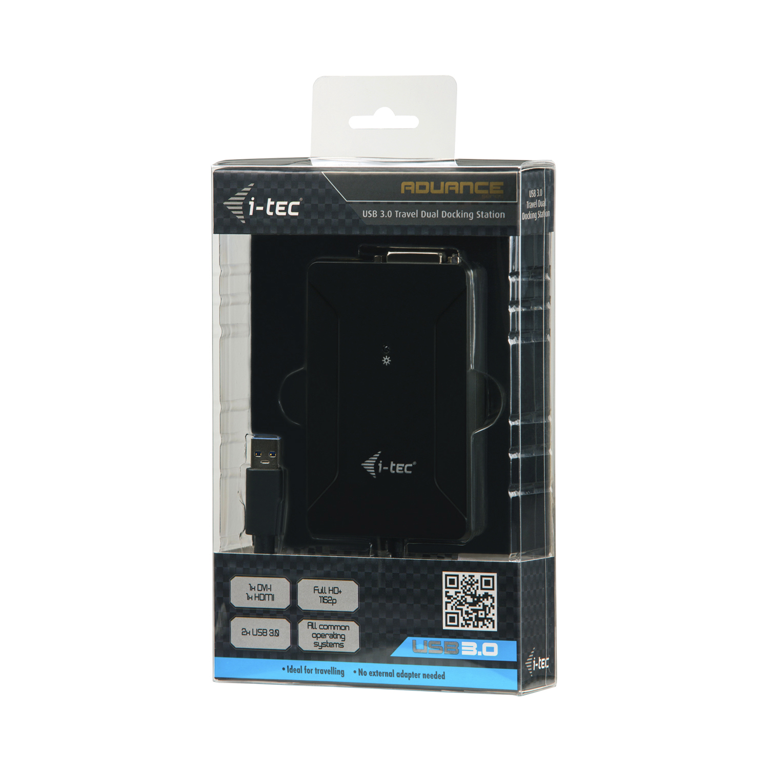 i-tec U3TRAVELDOCK2 laptop dock/port replicator Wired USB 3.2 Gen 1 (3.1 Gen 1) Type-A Black – image 5