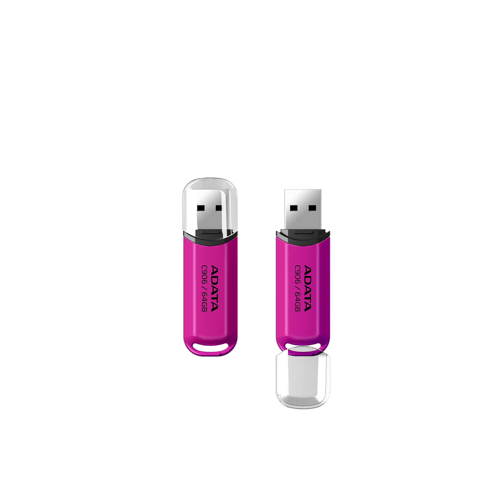 Memoria USB ADATA C906 - 64GB - USB 2.0 - Rosa - AC906-64G-RPP