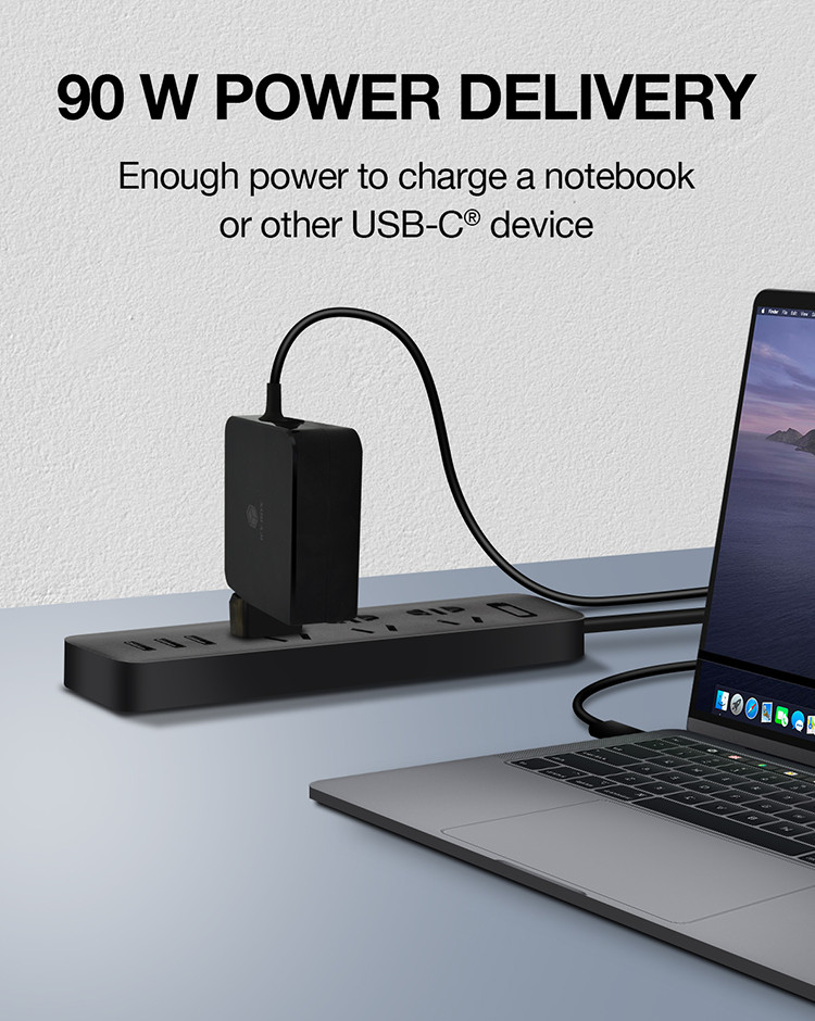 ICY BOX IB-PS101-PD Laptop, Smartphone, Tablet Black AC Indoor – image 3