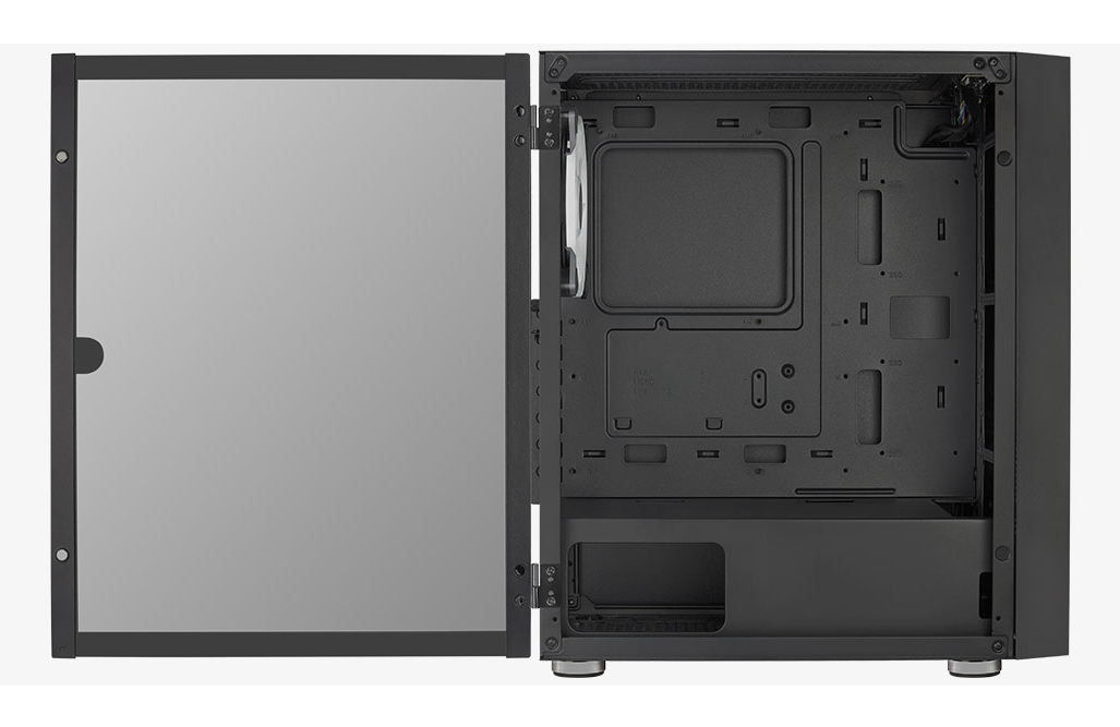 Aerocool Graphite-G-BK-v2 Midi Tower Black – image 4