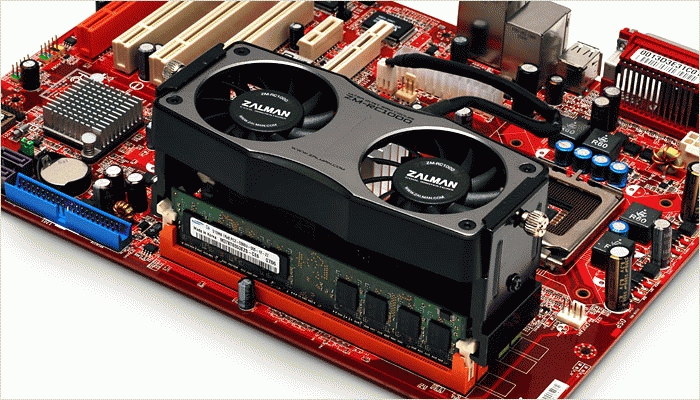 Zalman ZM-RC1000 computer cooling system Memory module Fan Blue – image 3