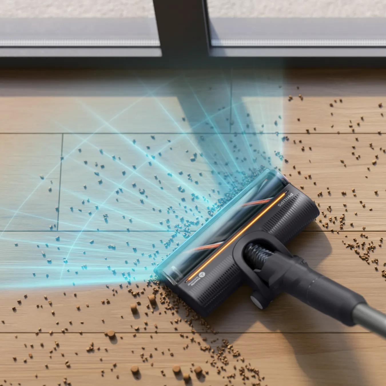 Philips XC7233/10 stick vacuum/electric broom Battery Dry HEPA Bagless Black – image 5