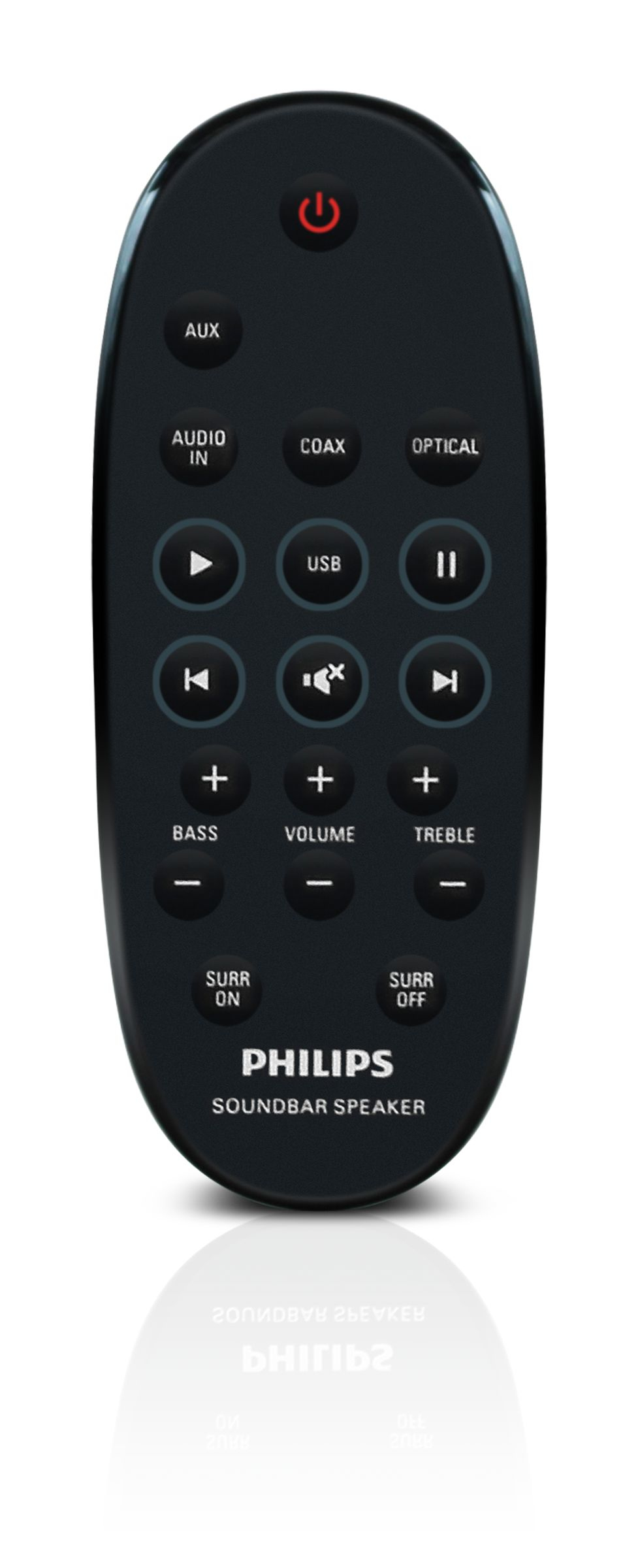 Philips HTL2101A/96 soundbar speaker Black 2.0 channels – image 3