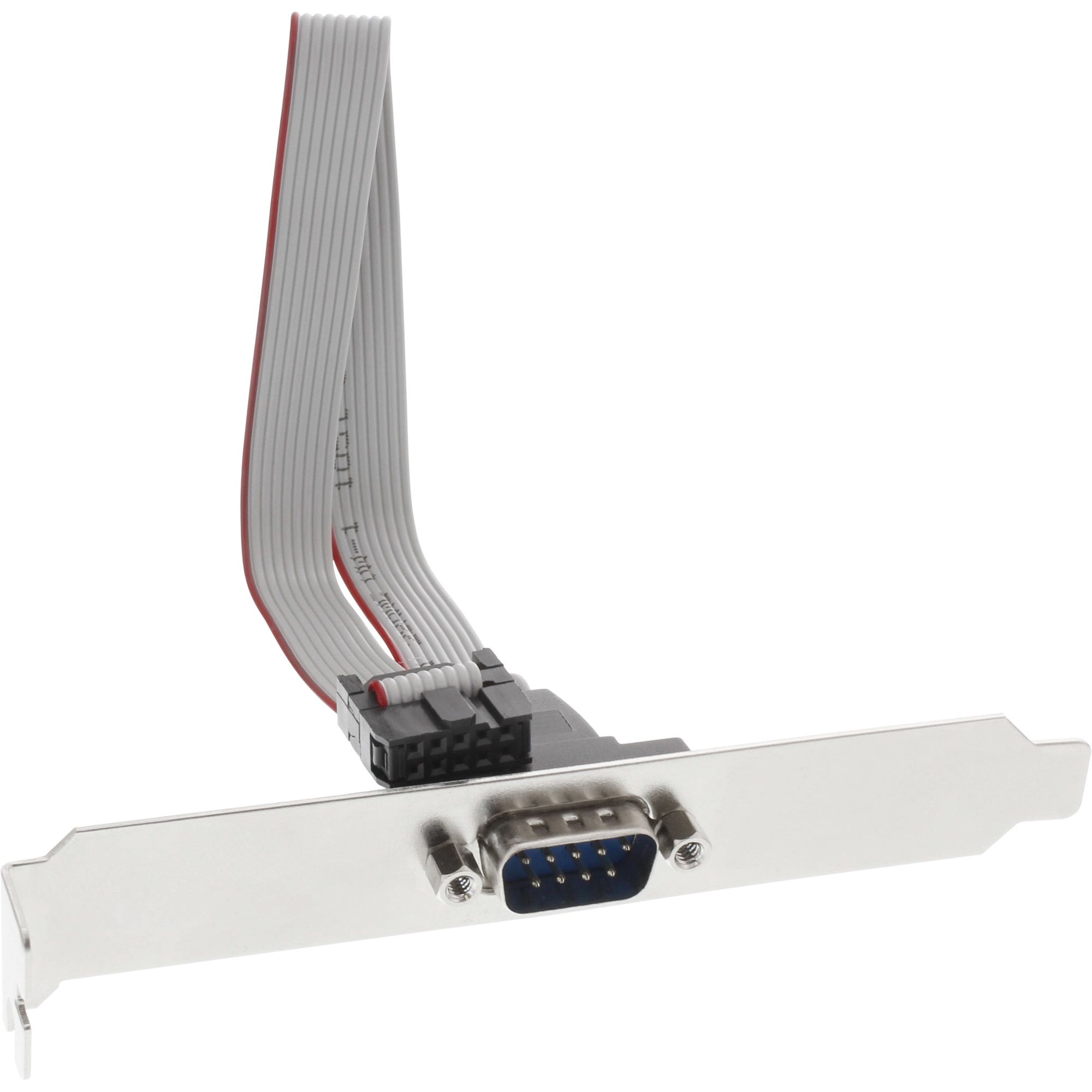InLine Slot Bracket DB9 male to 10Pin internal female, 0.25m