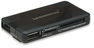 Manhattan 100984 card reader USB 2.0 Black – image 6