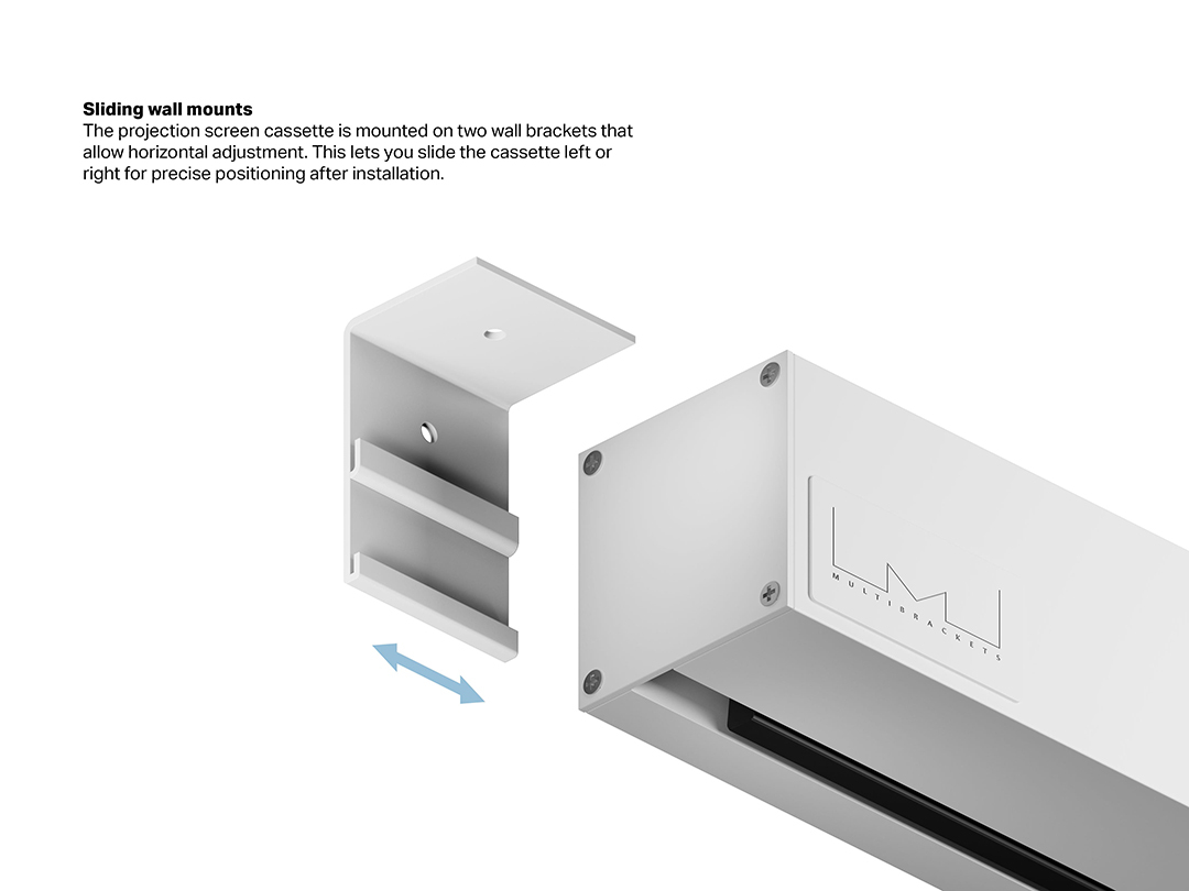 Multibrackets M 4:3 Motorized Projection Screen – image 5