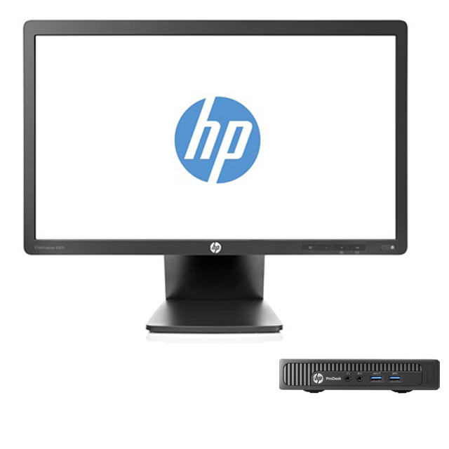 HP 400 G1 Mini + EliteDisplay E201