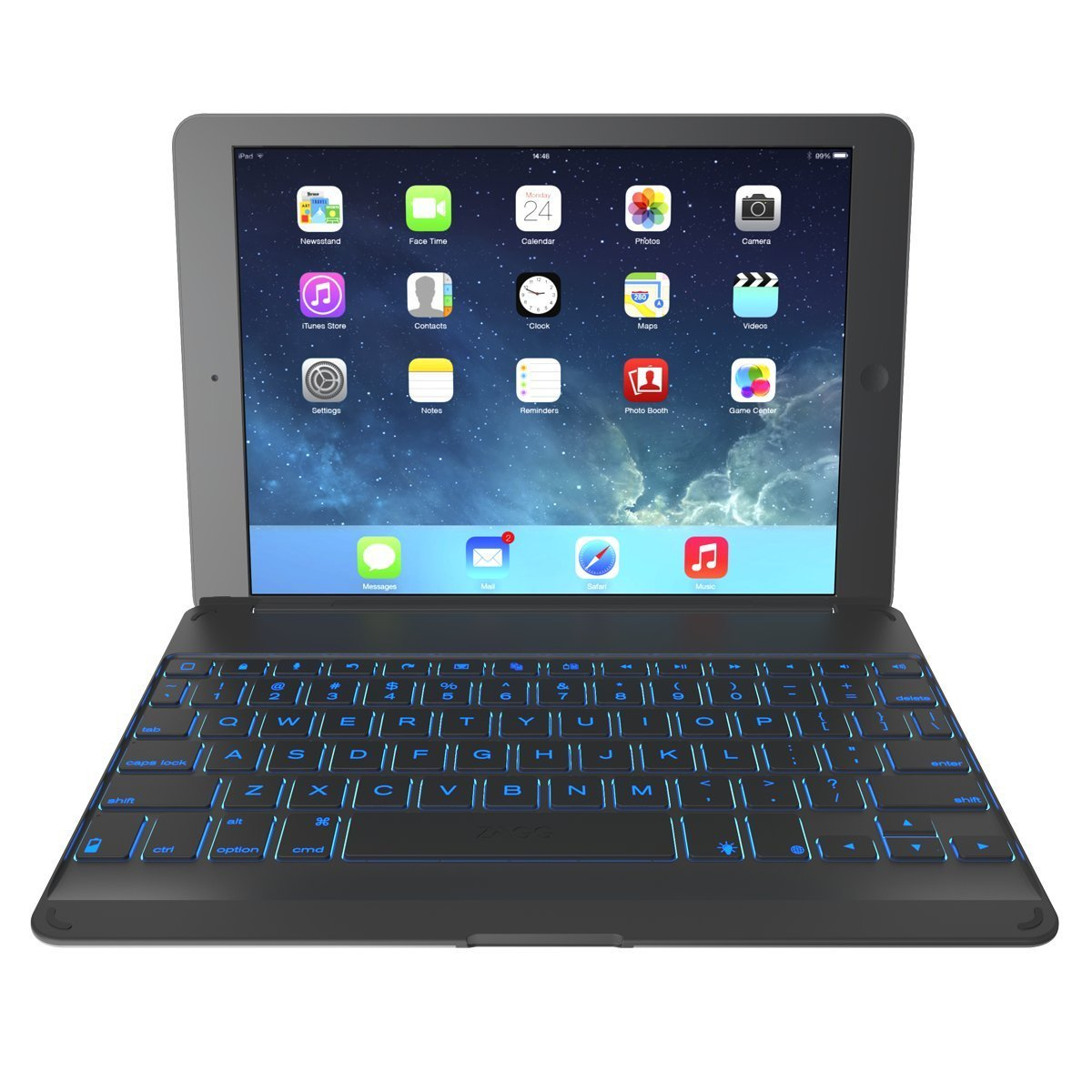 ZAGG FZKFHCBKLIT105 mobile device keyboard AZERTY Bluetooth Black, Grey – image 5