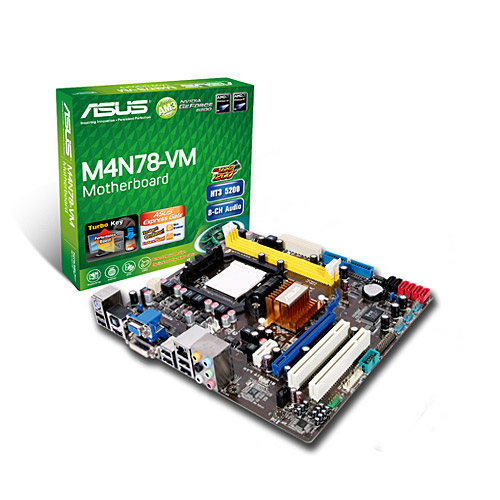 ASUS M4N78-VM Socket AM3 micro ATX