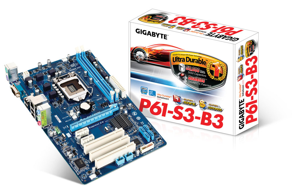 GIGABYTE GA-P61-S3-B3 motherboard Intel® H61 LGA 1155 (Socket H2) ATX – image 4