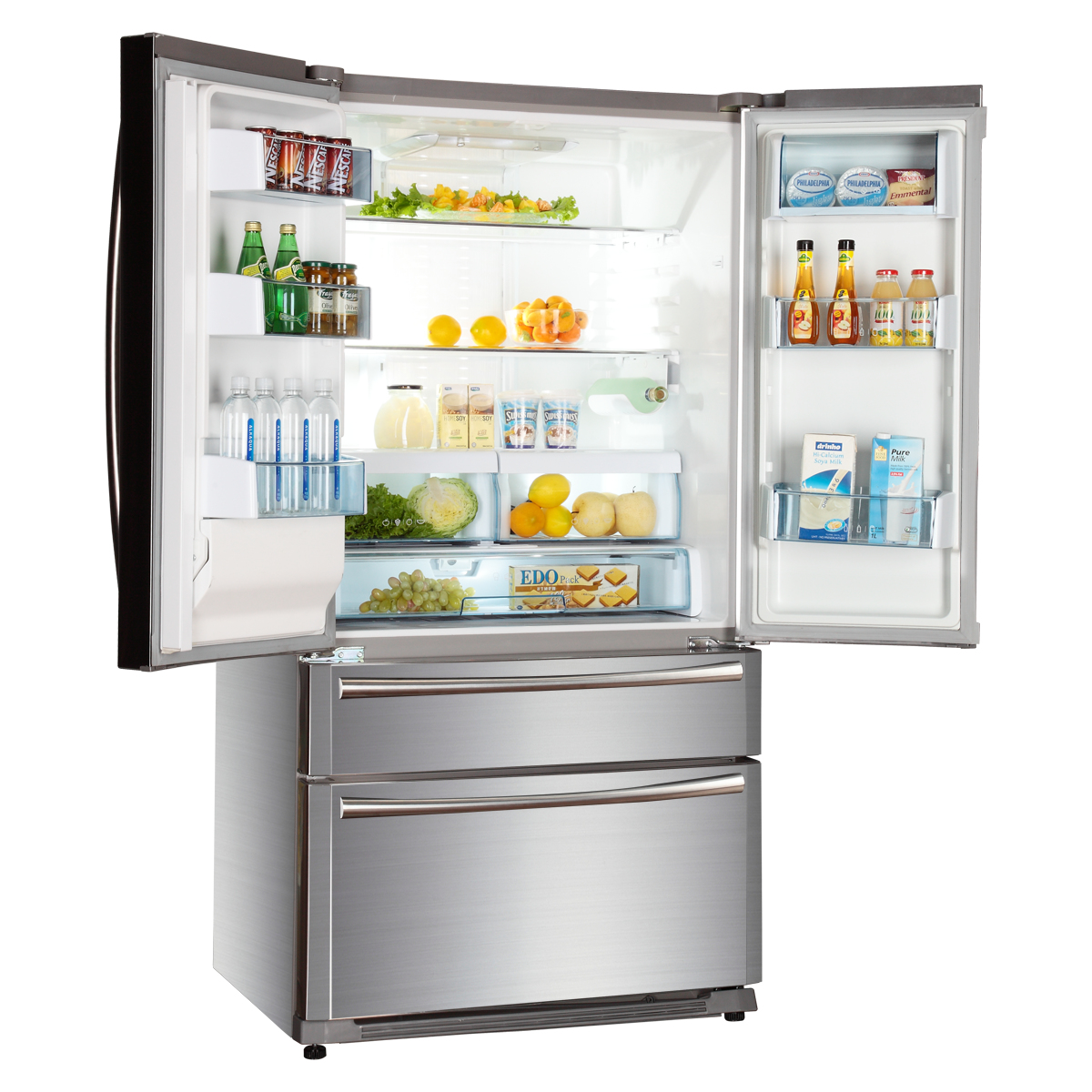 Haier HB22FWRSSAA side-by-side refrigerator Freestanding – image 4