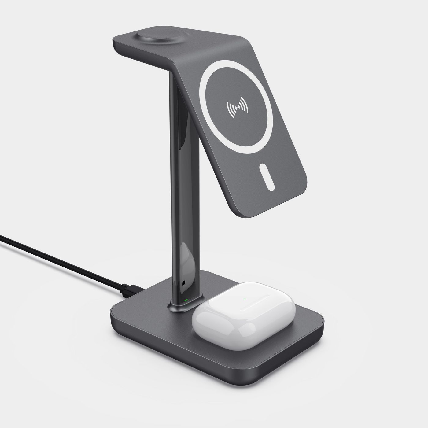 eSTUFF ES638201 mobile device charger Smartphone Aluminium AC Wireless charging Fast charging Indoor – image 3