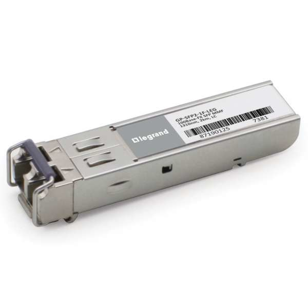 Legrand Dell Force10[R] GP-SFP2-1F Compatible TAA Compliant 100Base-FX SFP Transceiver (MMF, 1310nm, 2km, LC)